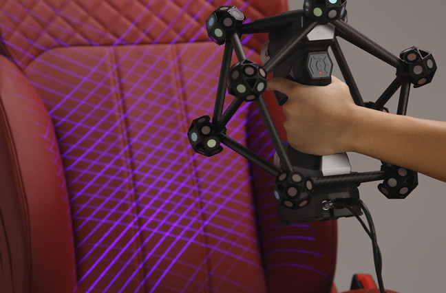 Scansione 3D per il reverse engineering di parti di automobili