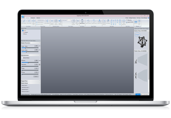 Software per scansione e misurazione ottica 3D