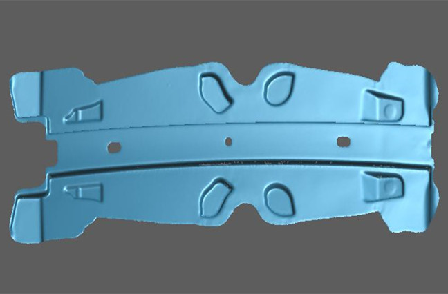 Scansione 3D di parte in lamiera