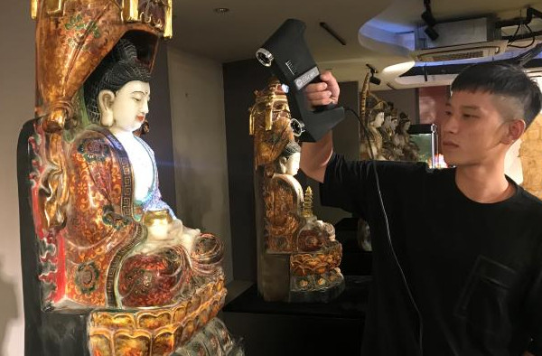 Scansione 3D di reliquie culturali