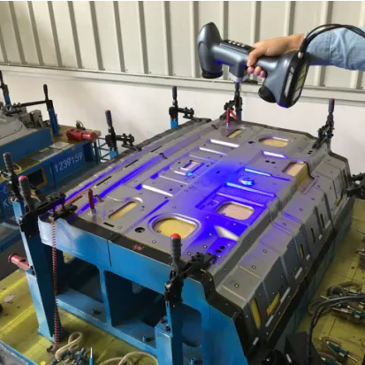 Scanner laser blu 3D di grado metrologico RigelScan professionale per l&#39;industria aerospaziale