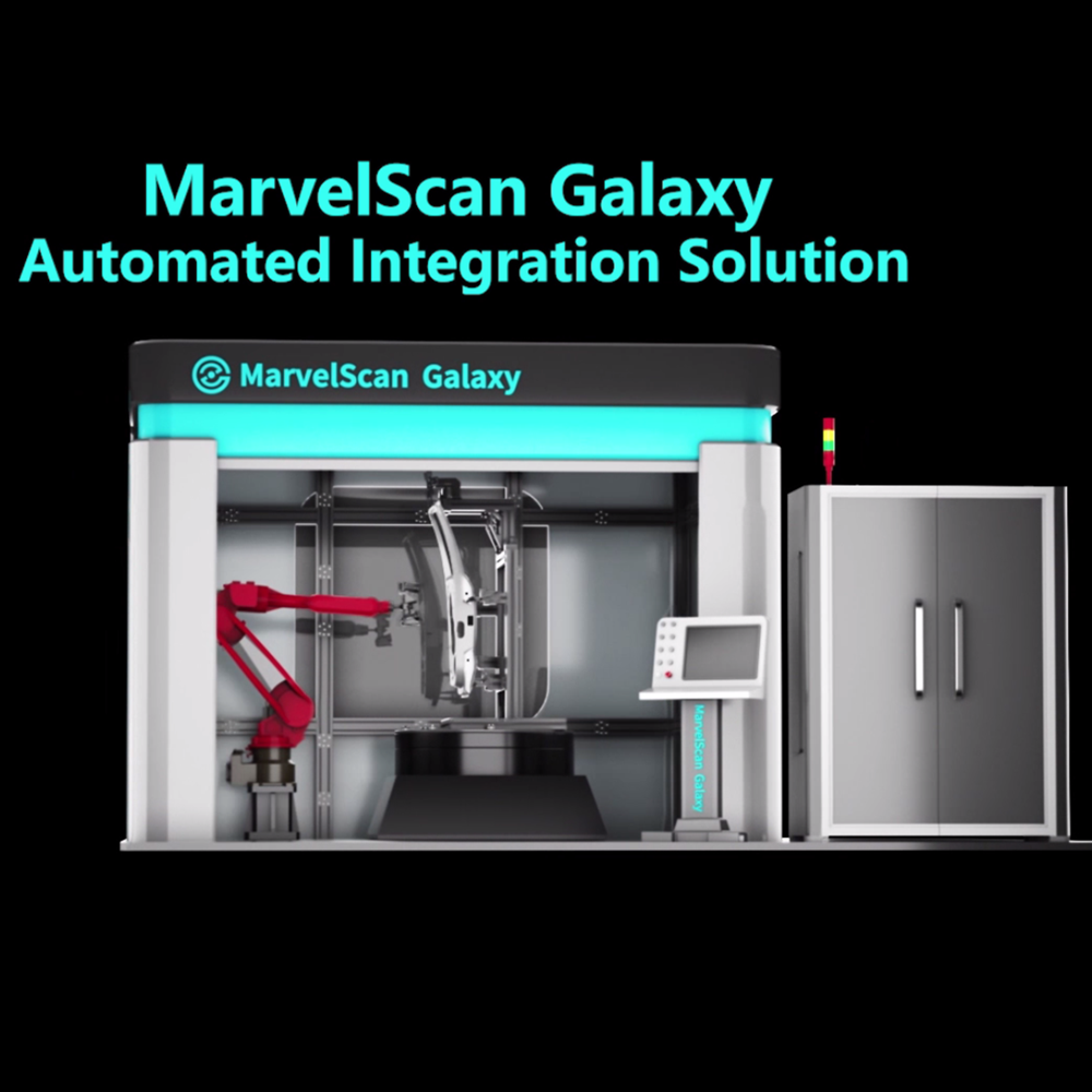 Sistema di scansione laser 3D chiavi in ​​mano MarvelScan Galaxy per l&#39;ispezione del primo articolo